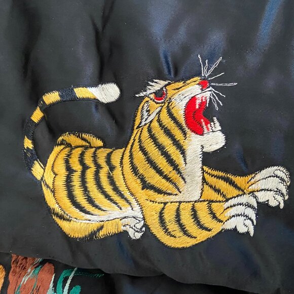 Vintage Puffed Bomber Jacket 'Thor's Gym' - Size Small - Picture 8 of 8